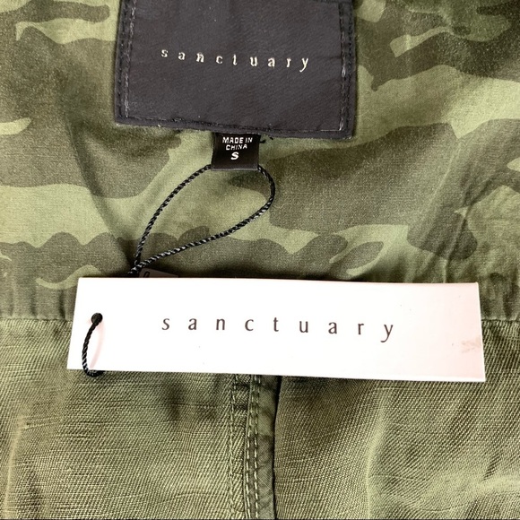 Nwt Anthropologie Sanctuary army green utility vest size small - Picture 5 of 10